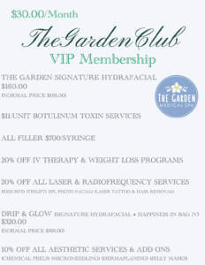 The Garden Club VIP Membership